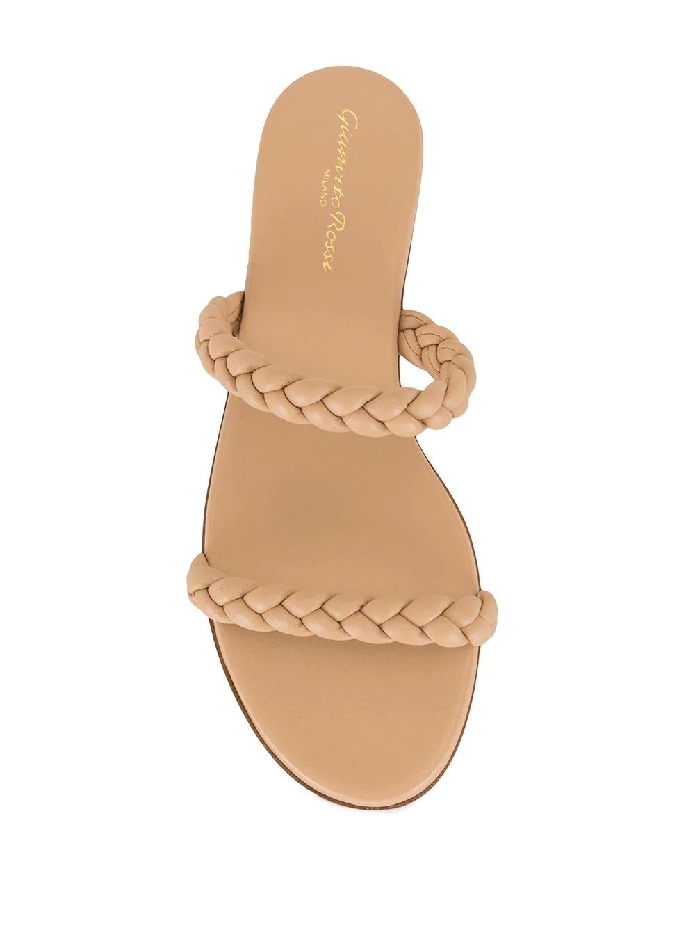 braided strap sandals - 4