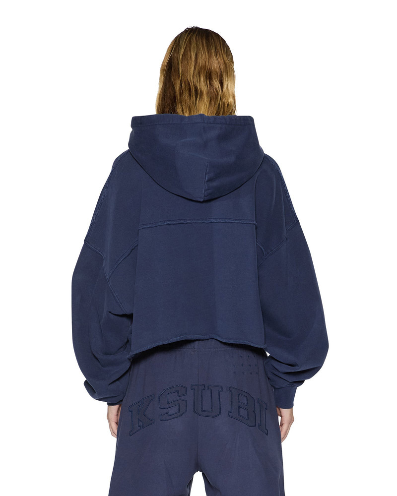 OH G HOODIE CROPPED INK BLUE 4