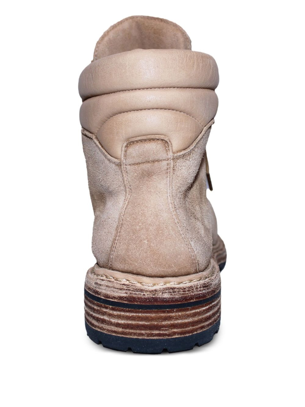 lace-up suede hiking boots - 3