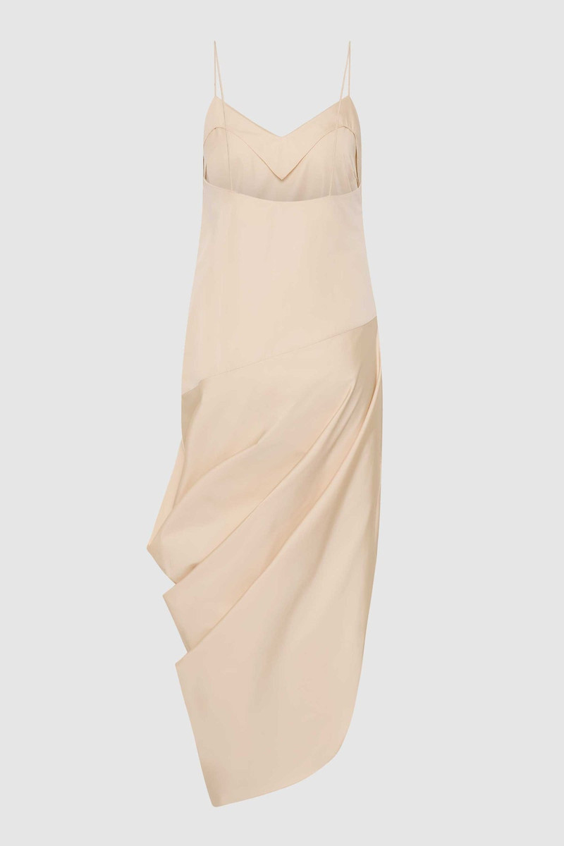 ST. AGNI Paper Taffeta Drape Dress - Pink Salt outlook