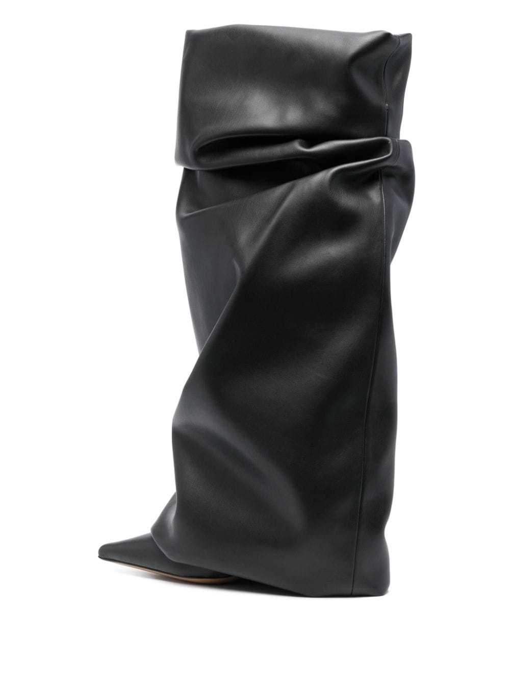 105mm pointed-toe leather boots - 3