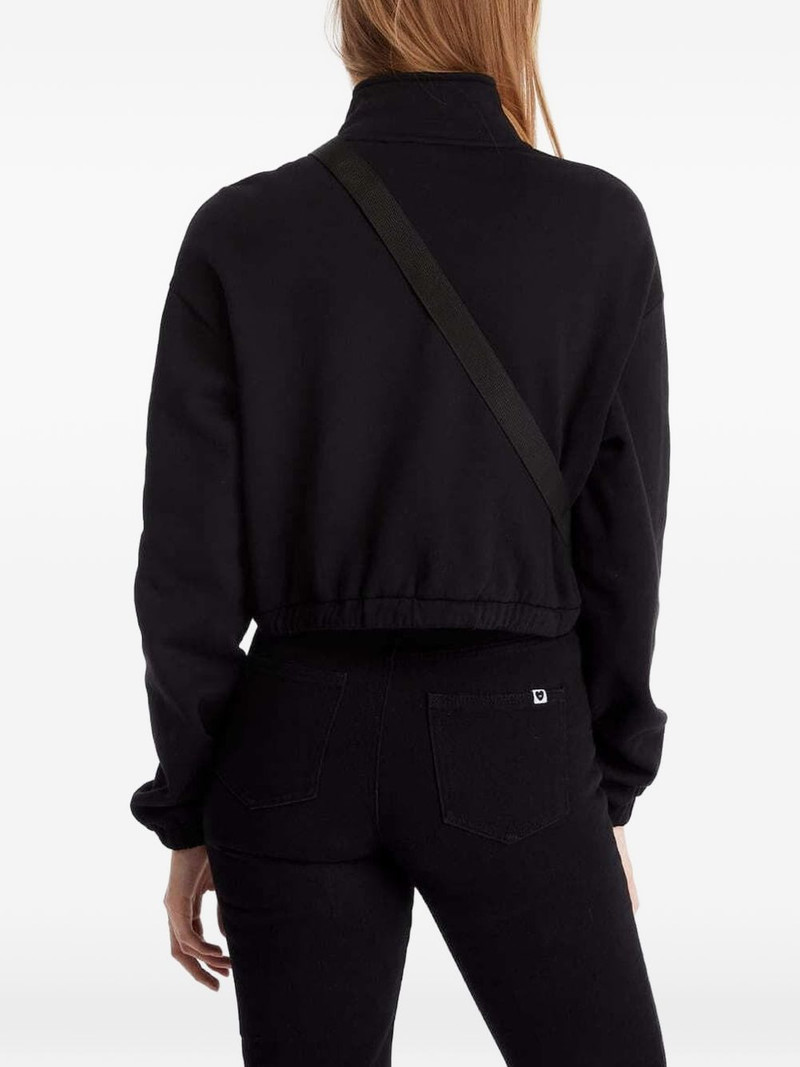 cropped zip-up sweatshirt 3