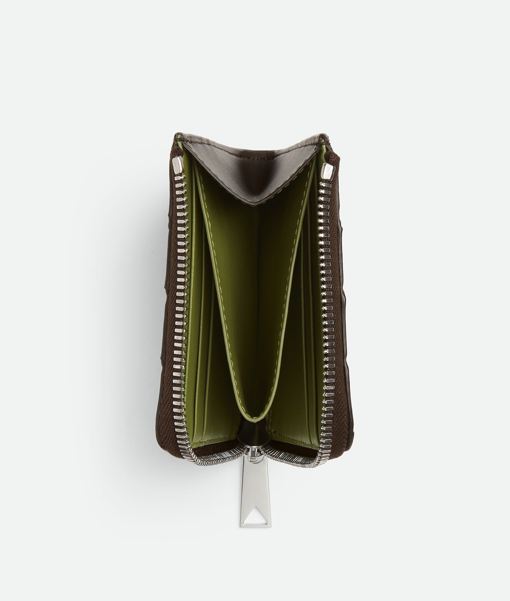 Intrecciato Square Zip Around Wallet - 2