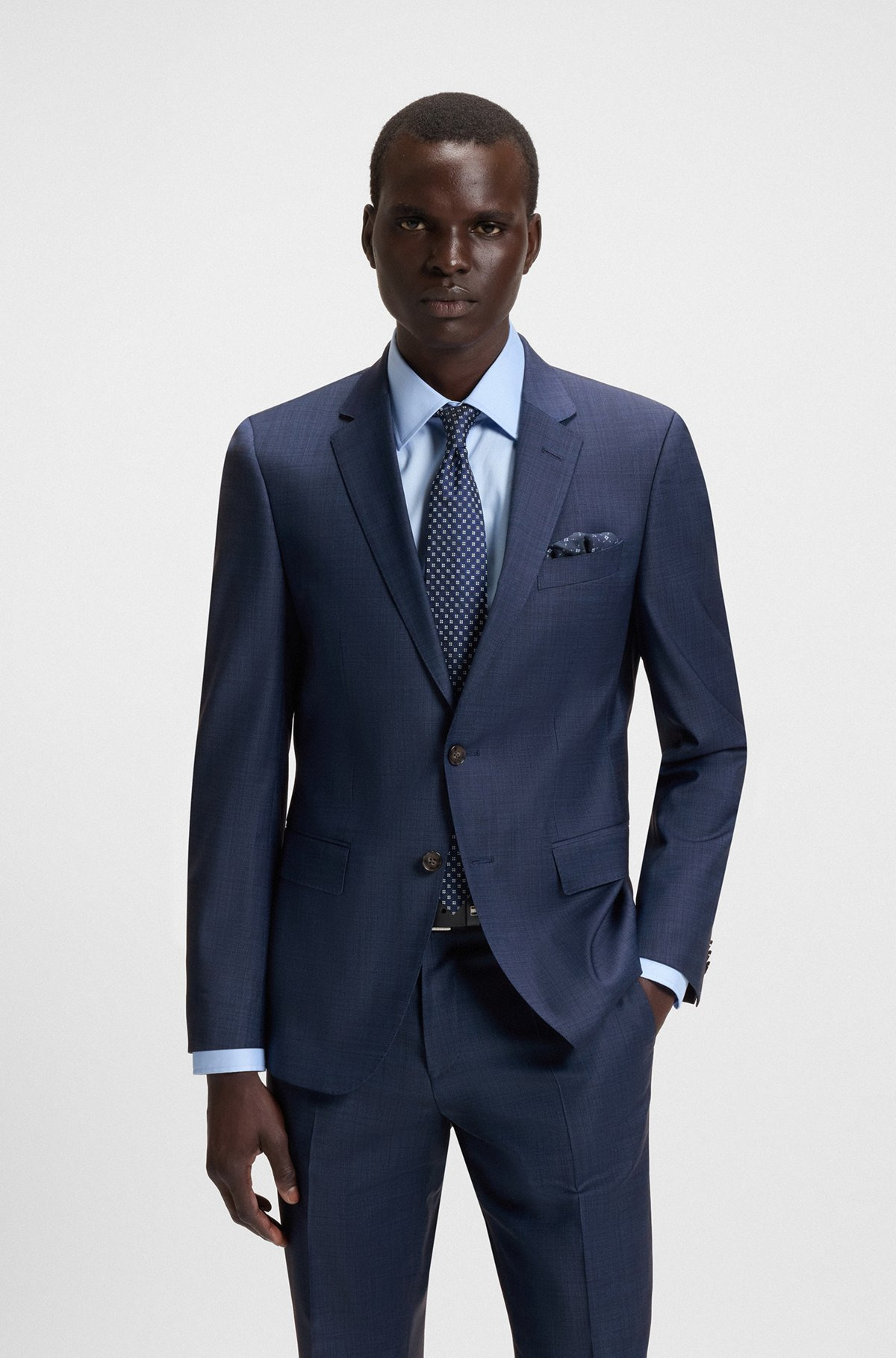 SILK-BLEND TIE WITH JACQUARD PATTERN - 2