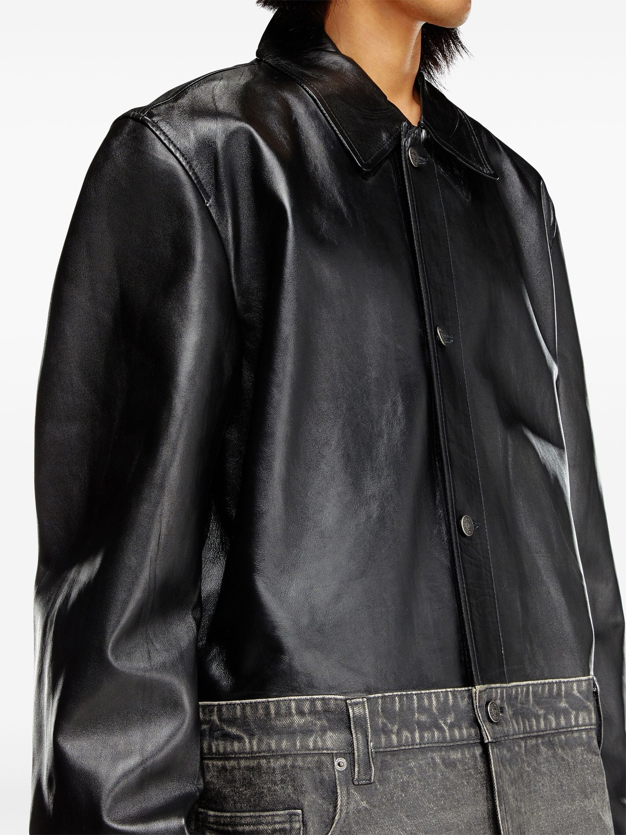 L-BRETCH LEATHER JACKET - 4