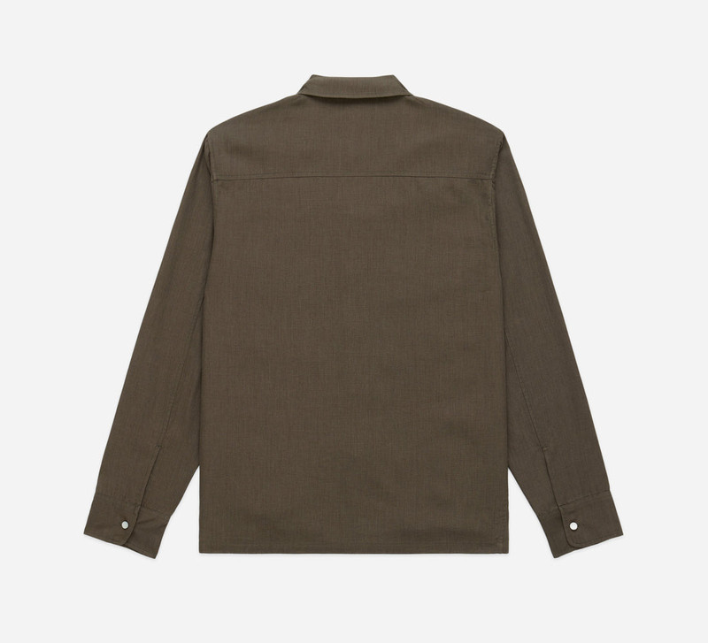 3sixteen Western Overshirt - Earth Wool/Lyocell outlook