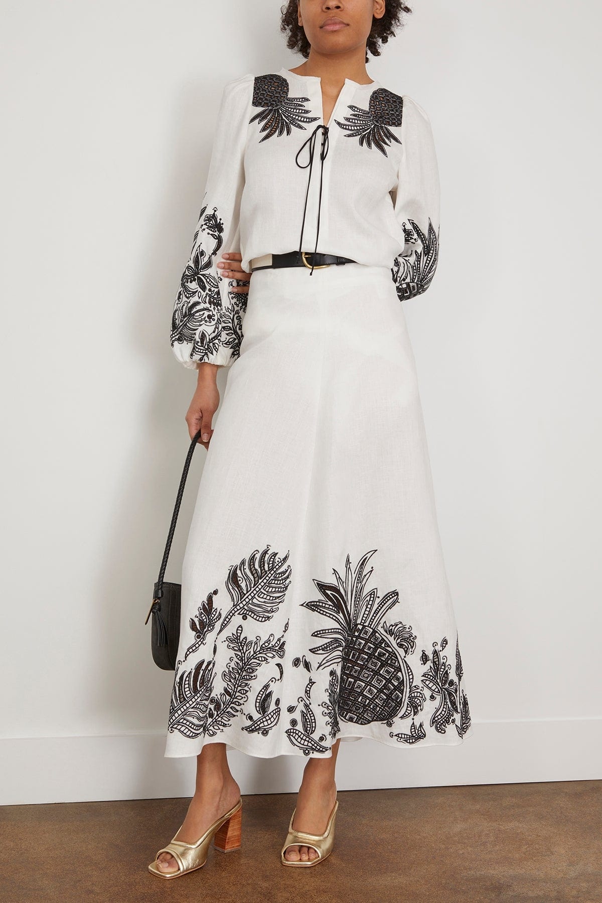 Exquisite Luxury Skirt in Camellia White - 2