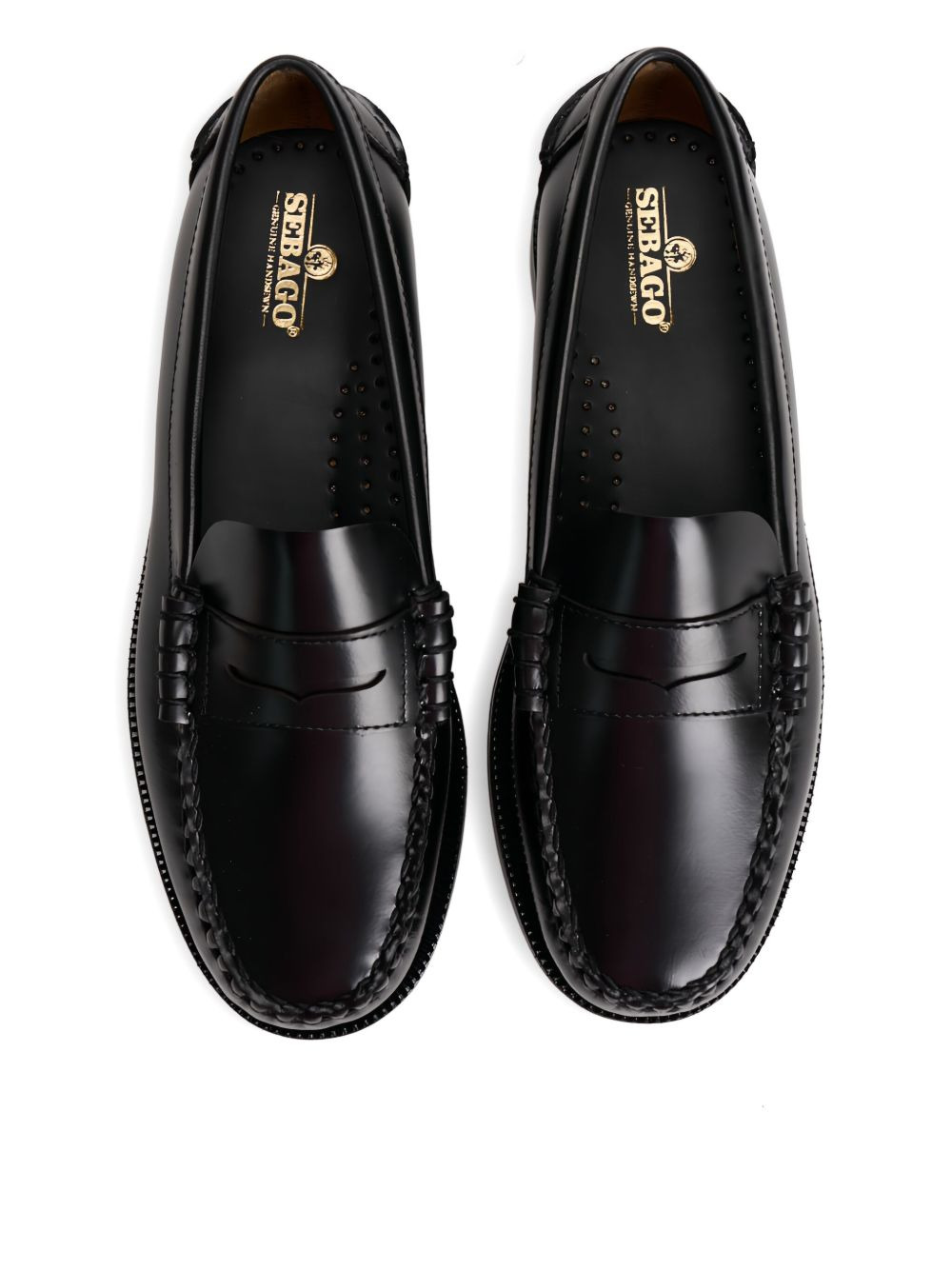 penny leather loafers - 3