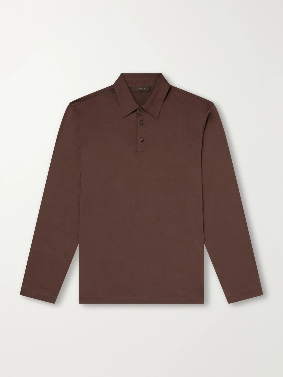Zanone Cotton and Silk-Blend Jersey Polo Shirt - 1