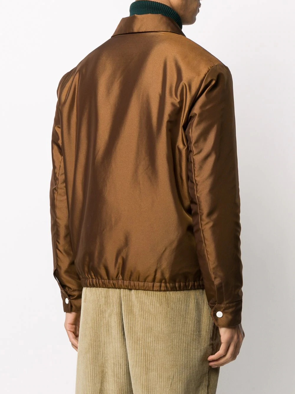 sherpa-lined coach jacket - 4