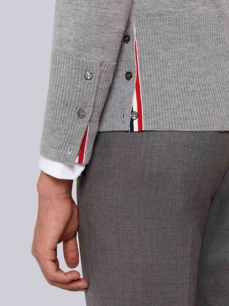 4-Bar panelled wool jumper 6
