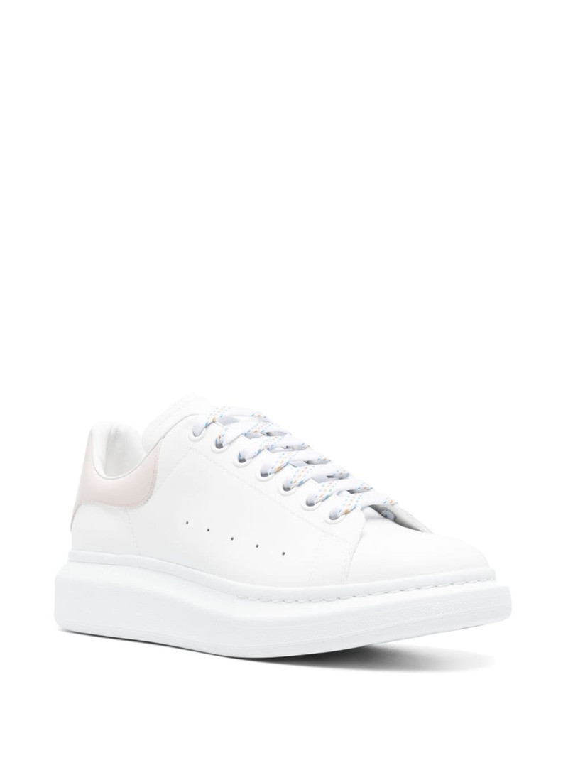 Alexander McQueen Oversized leather sneakers outlook