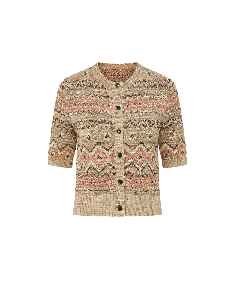 SHANA LINEN CARDIGAN 1