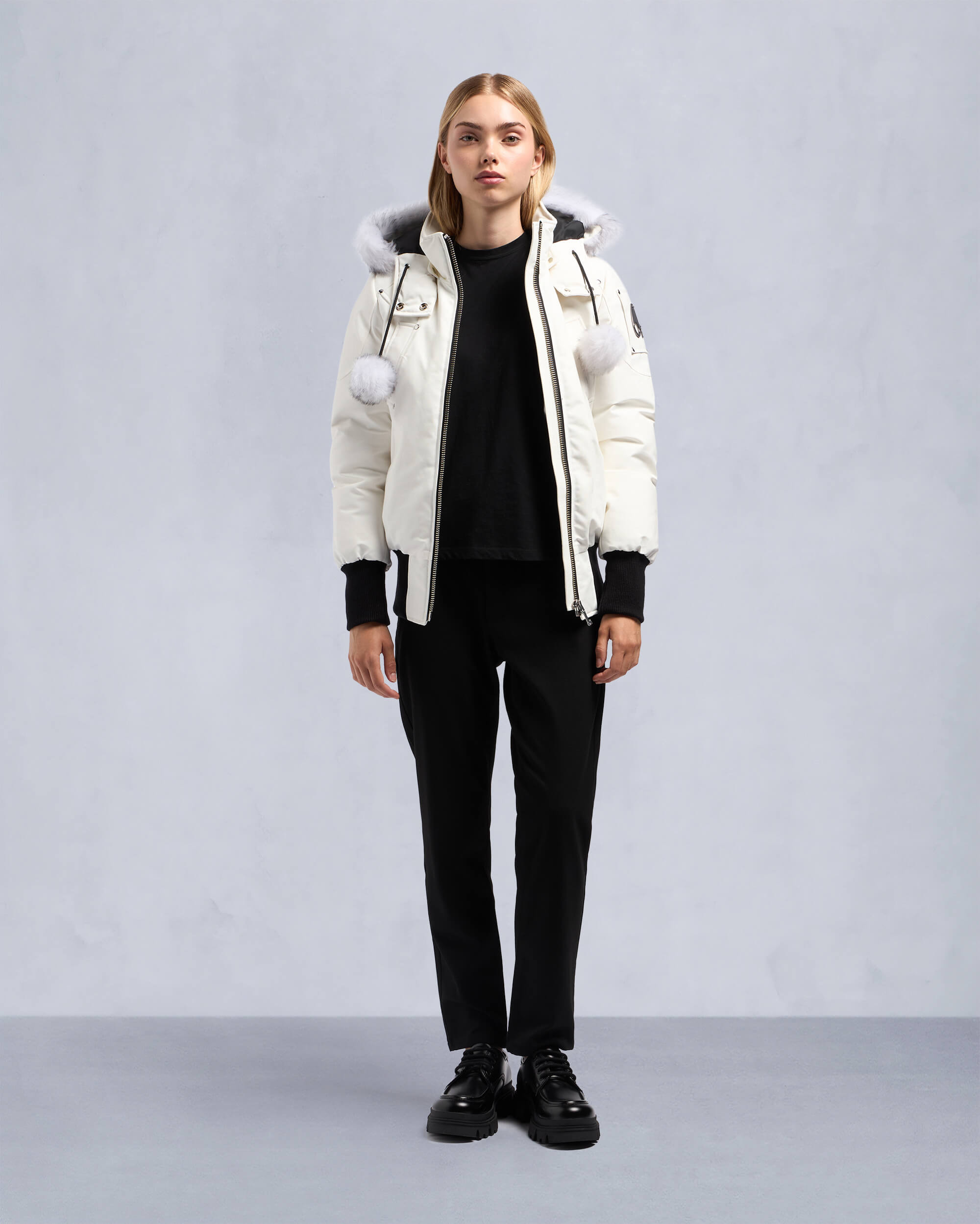 ORIGINAL DEBBIE SHEARLING BOMBER JACKET - 2