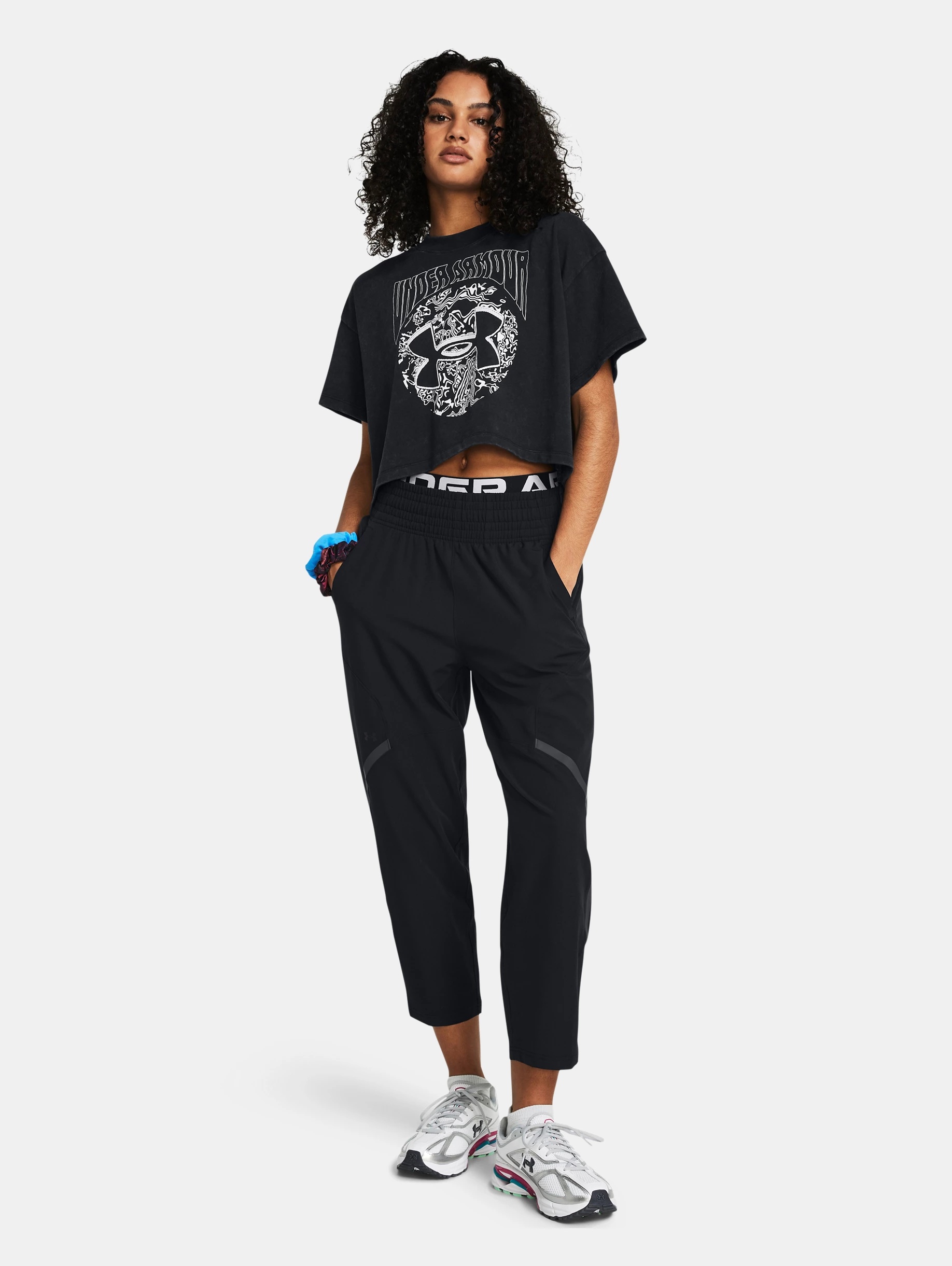 Women's UA Heavyweight Dusk to Dawn Crop Short Sleeve - 5