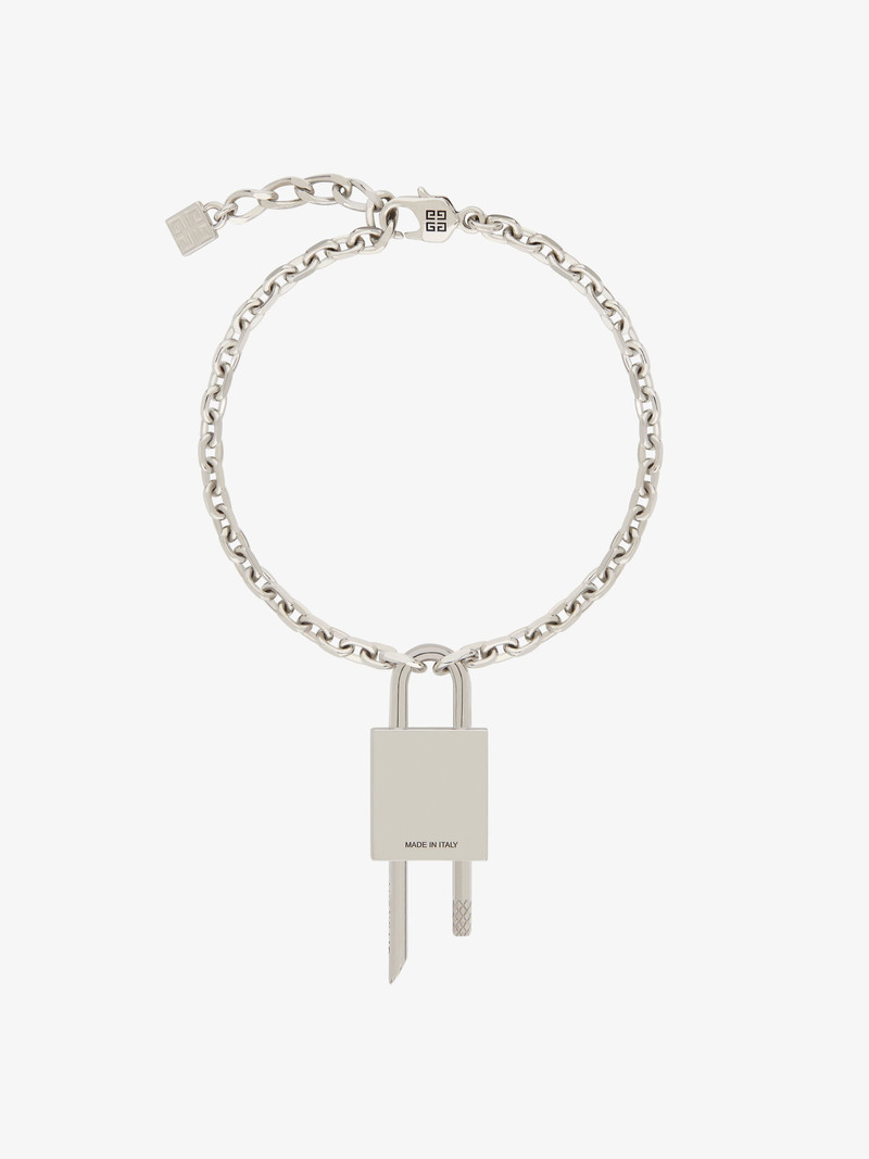 Givenchy MINI LOCK BRACELET IN METAL WITH CRYSTAL outlook
