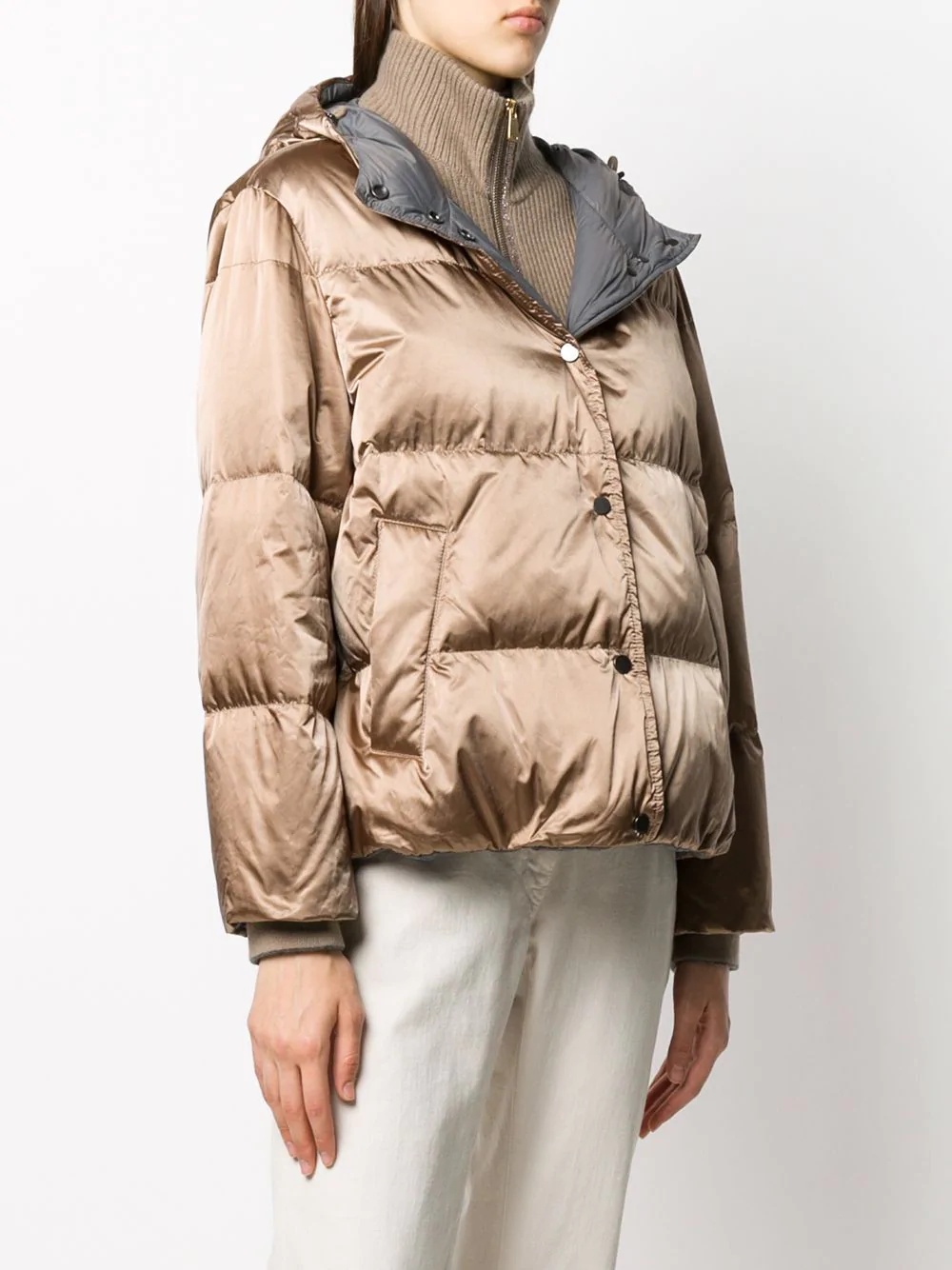 hooded puffer jacket - 3