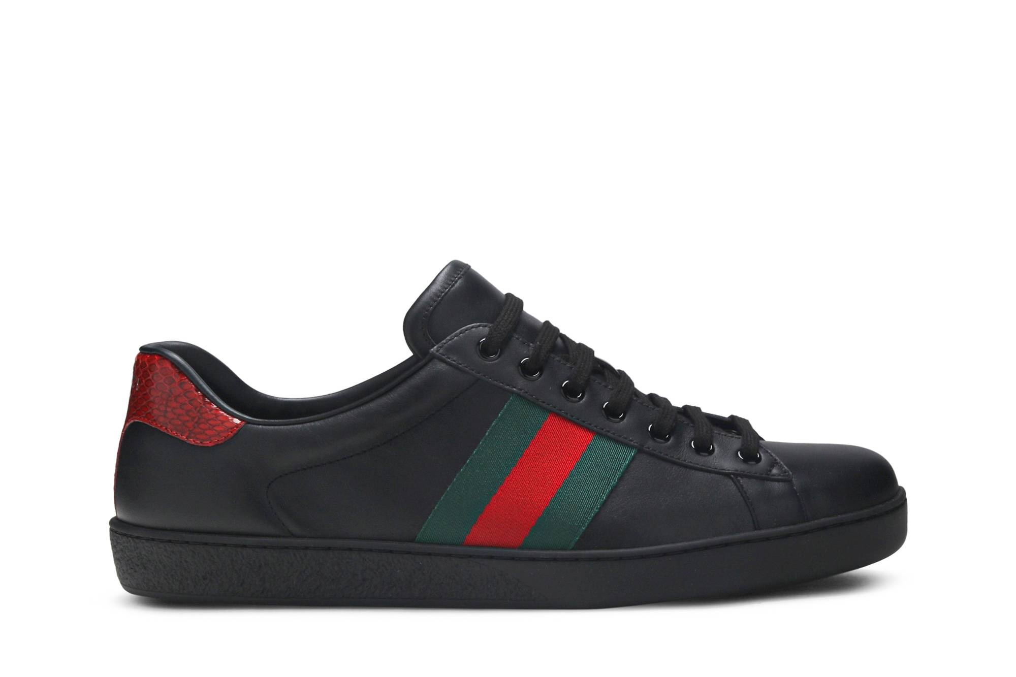 Gucci Ace Leather 'Black' - 1