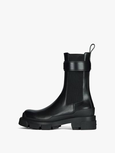 Givenchy TERRA CHELSEA BOOTS IN LEATHER outlook
