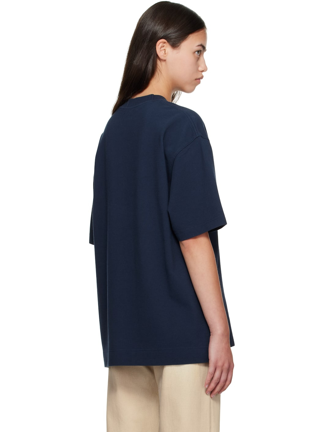 Navy Relaxed Fit Logo T-shirt - 3