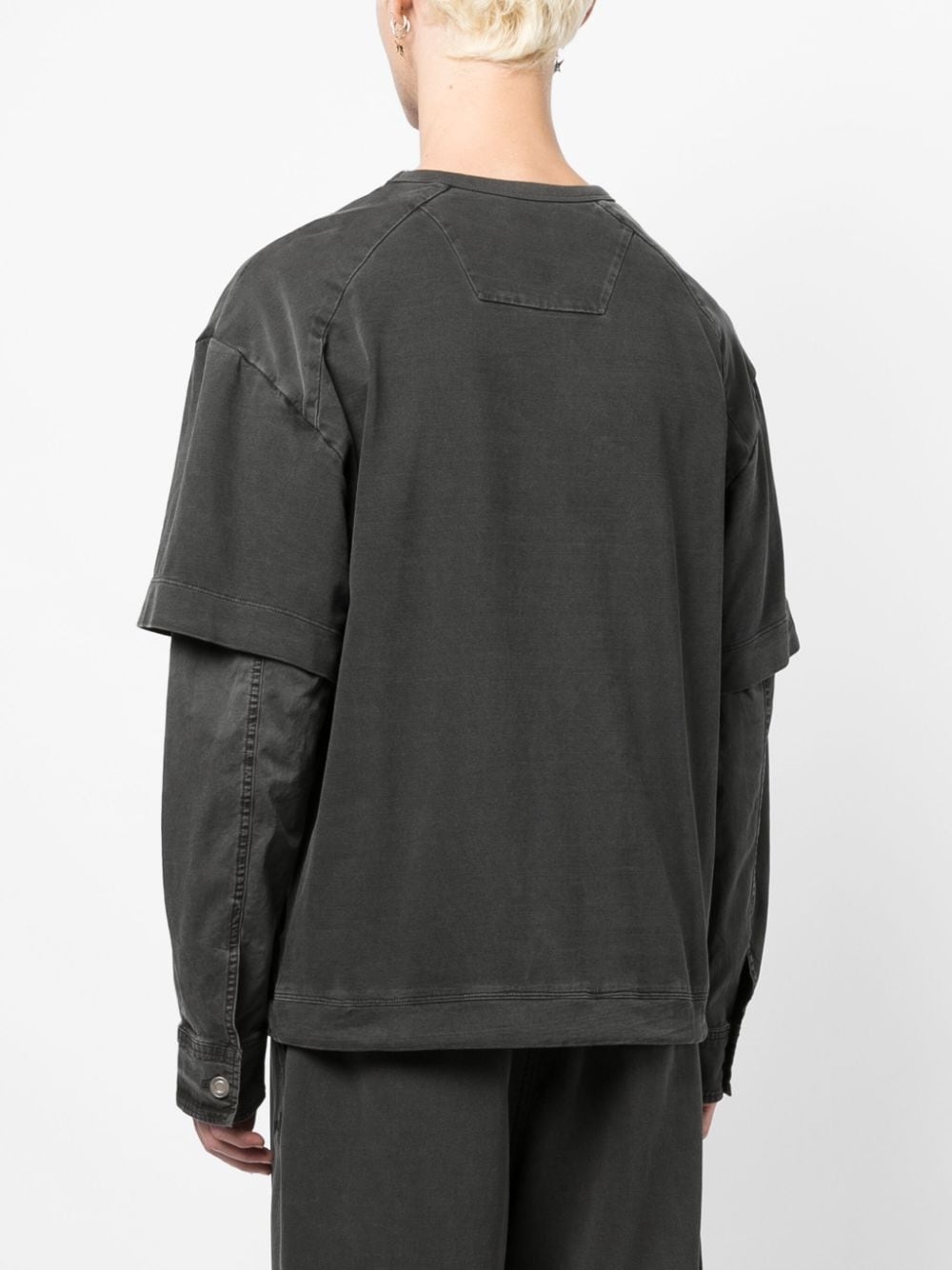 faded-effect long-sleeve T-shirt - 4