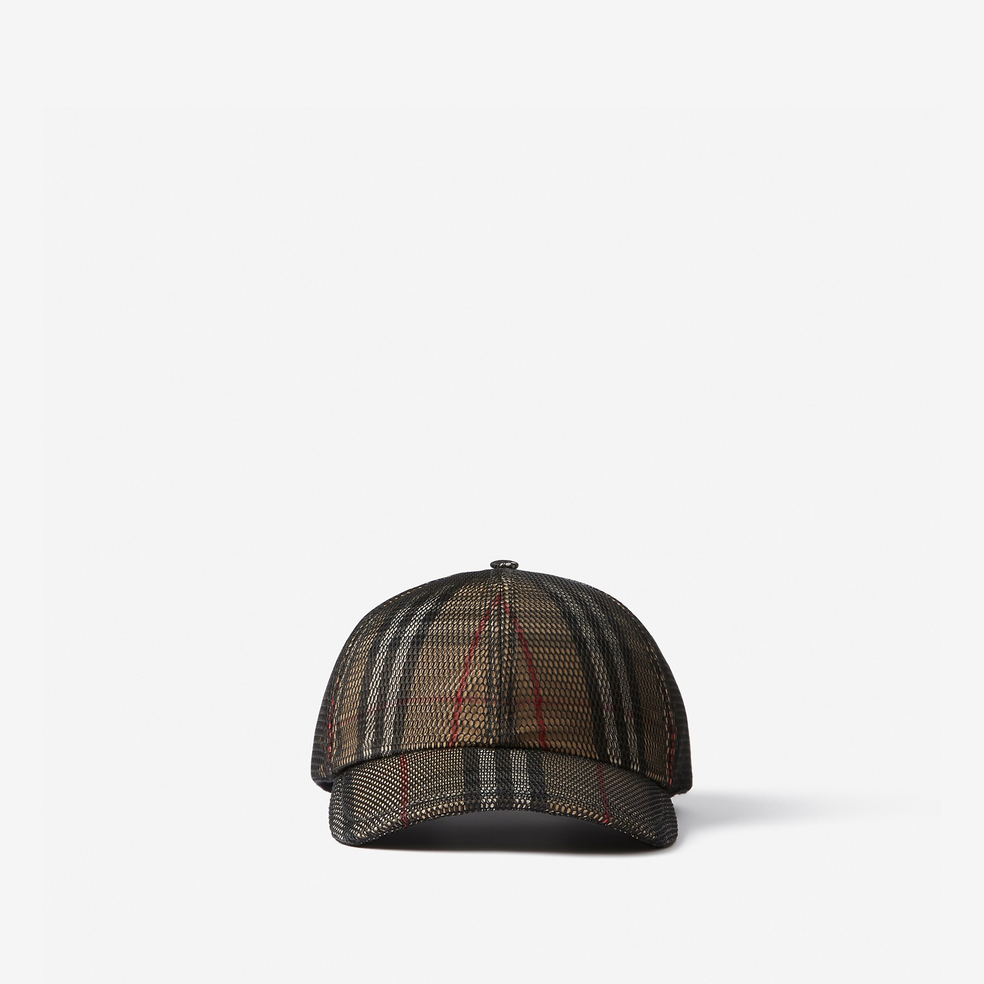 BURBERRY  BASEBALL CAP メッシュ Burberry - Logo-Print Modal and Mesh Baseball Cap - Black