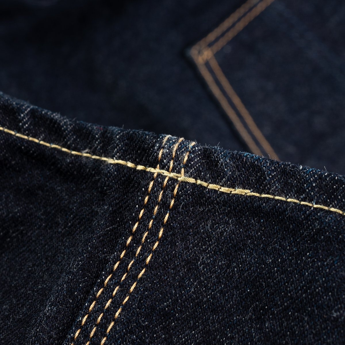 IH-828-IND 14oz Selvedge Double Knee Work Pants - Indigo - 13