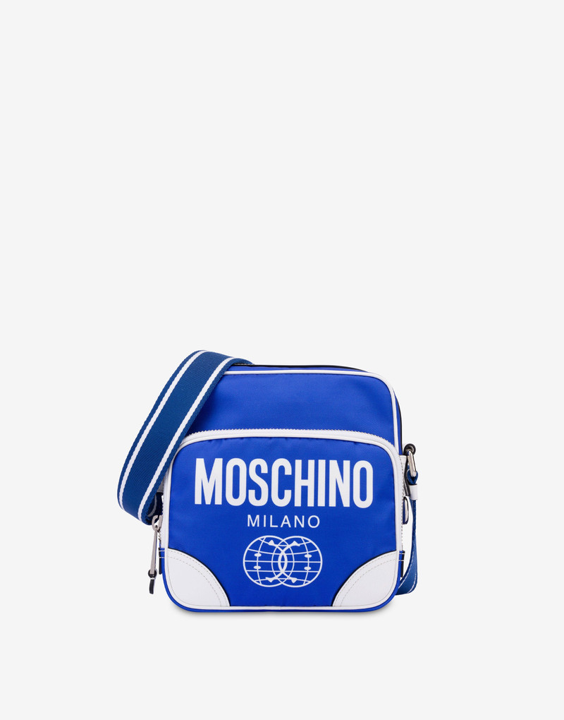 DOUBLE SMILEY® WORLD NYLON CROSSBODY BAG 1