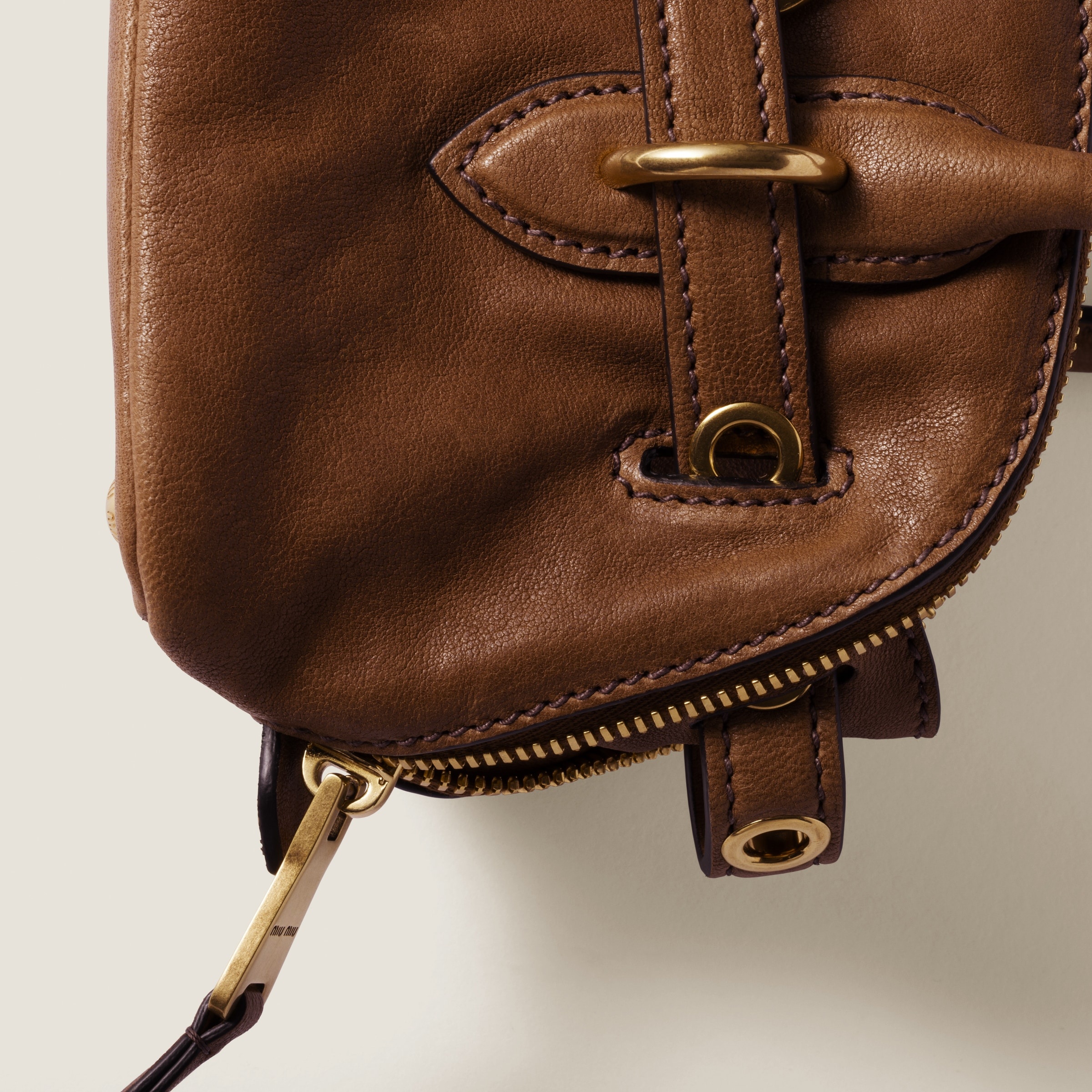 Aventure mini nappa leather bag - 5