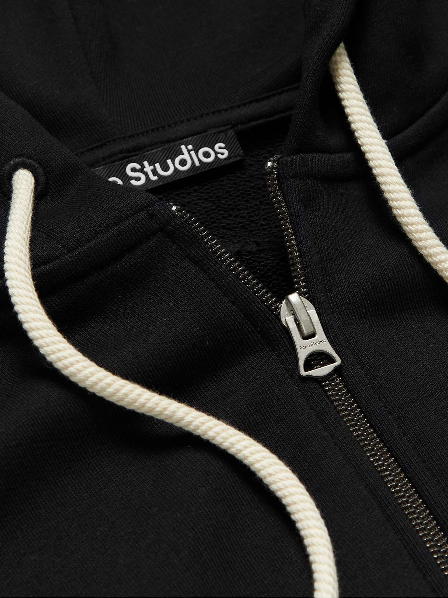 Logo-Appliquéd Cotton-Jersey Zip-Up Hoodie - 5