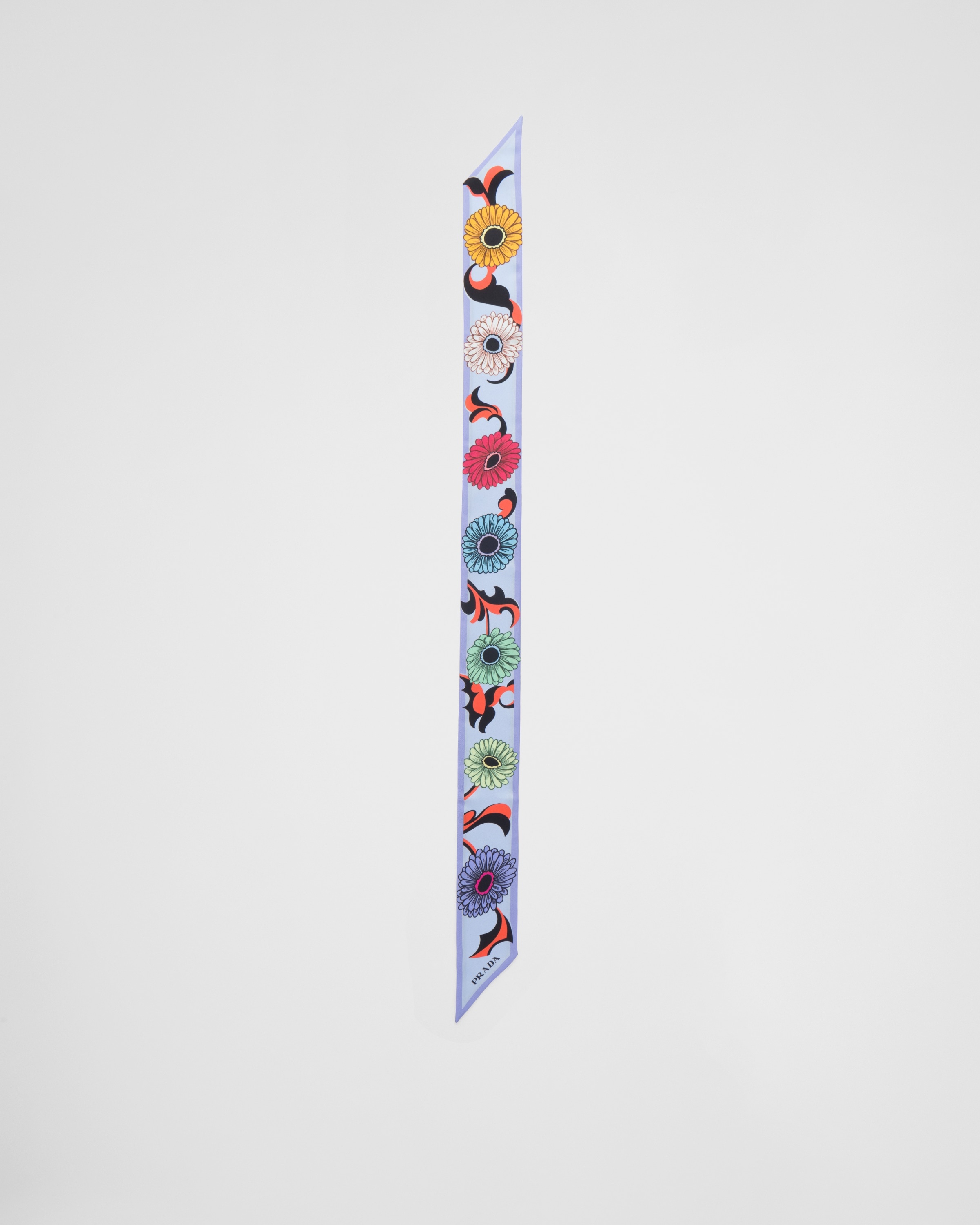 Printed silk twill scarf - 3