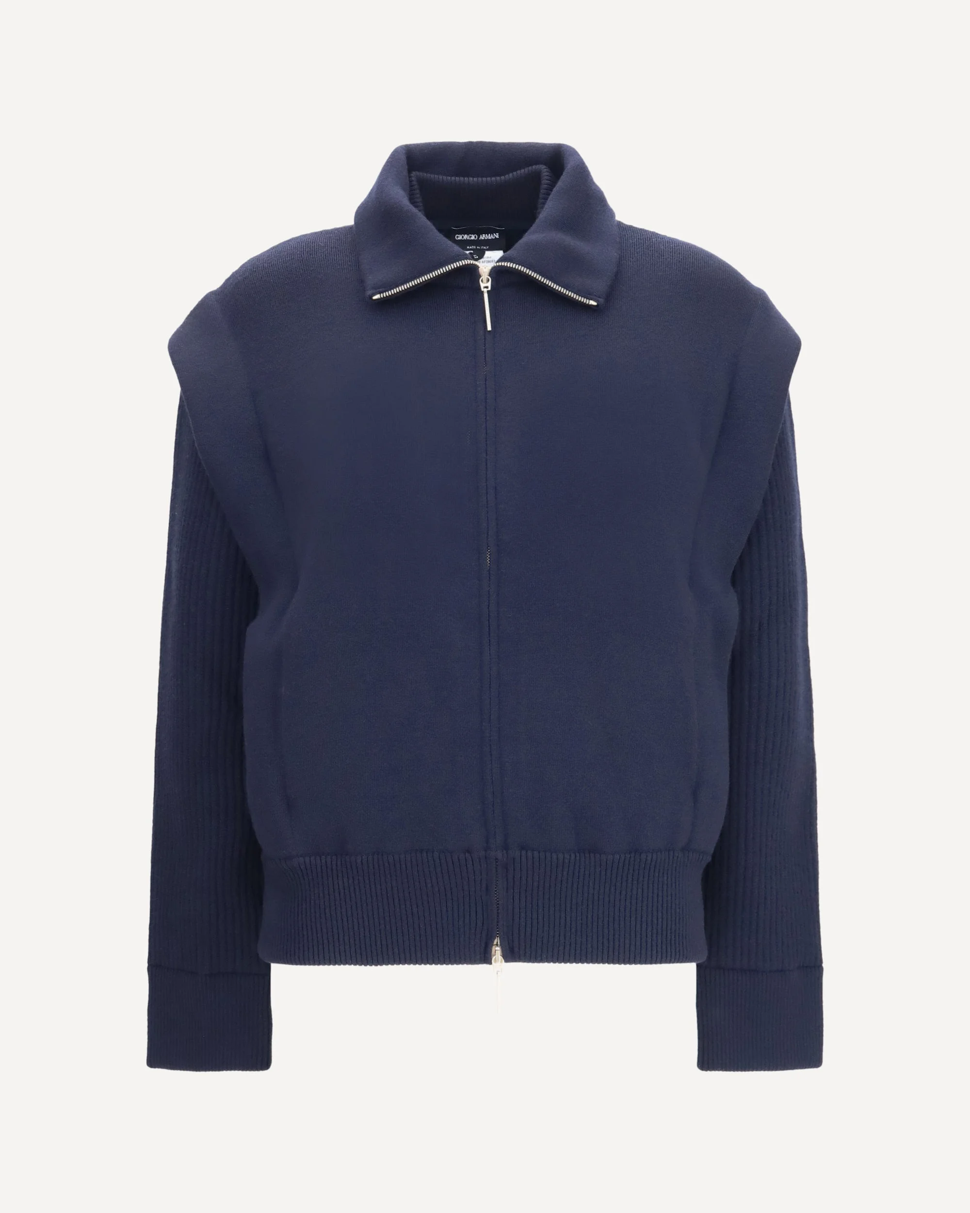 Padded virgin wool Bomber Jacket - 1