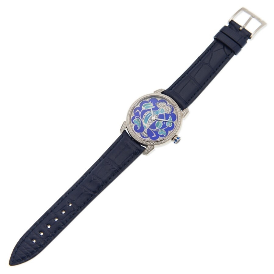 Ulysse Nardin Classico Lady Automatic Diamond Blue Dial Ladies Watch 8150-112-HUP - 3