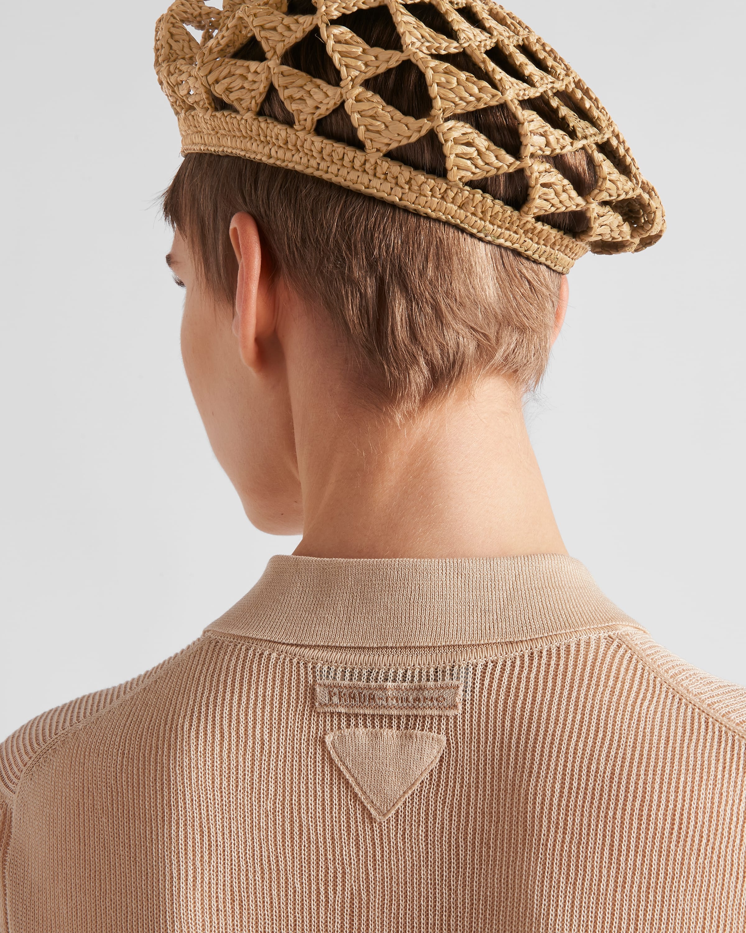 ワンピース PRADA Sand Cotton Polo Dress Prada Sand Cotton Polo Dress | italist | REVERSIBLE