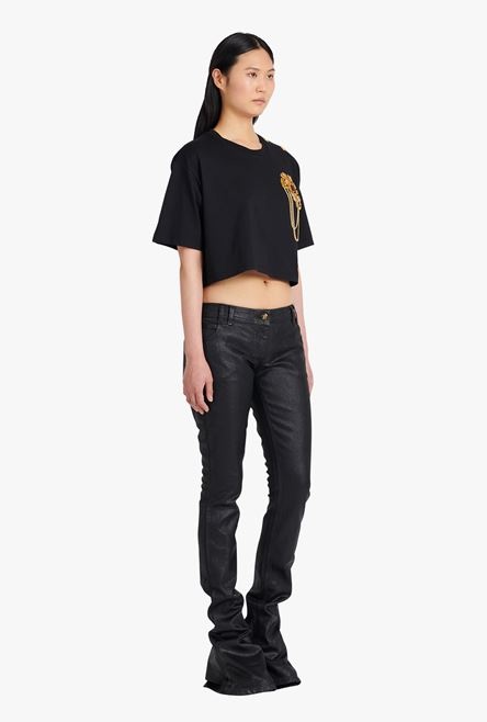 Black bootcut jeans - 7