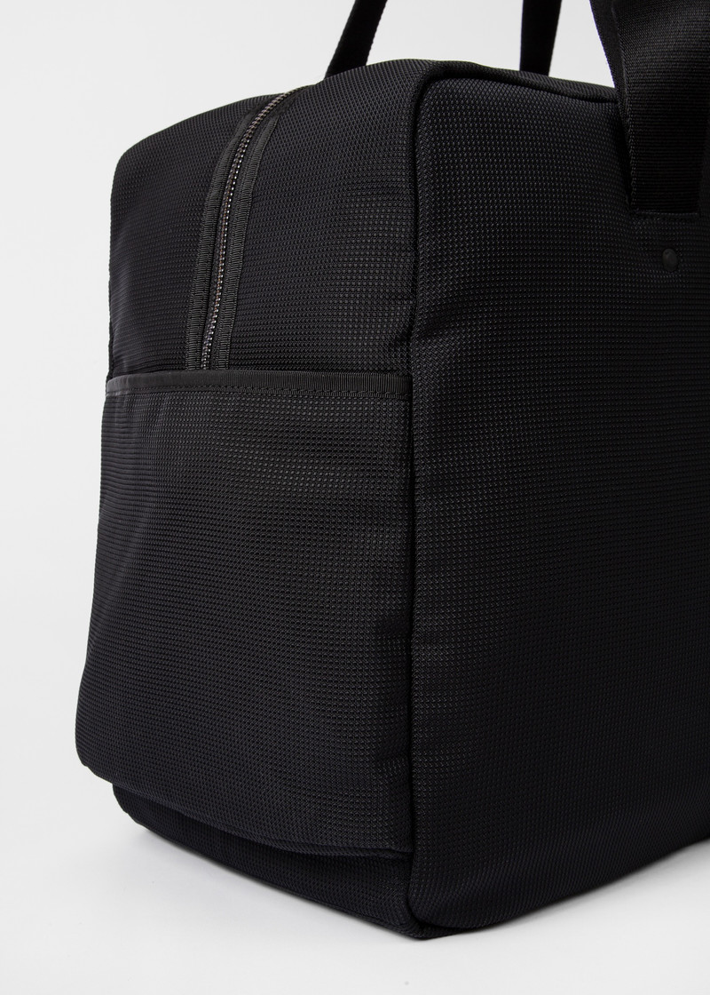 Black 'Signature Stripe' Holdall Bag 6