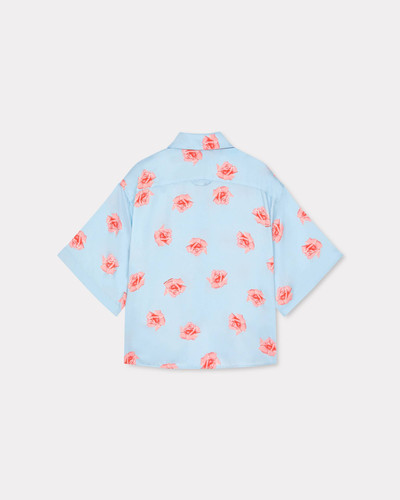 KENZO 'KENZO Rose' cropped dropped shoulders shirt outlook
