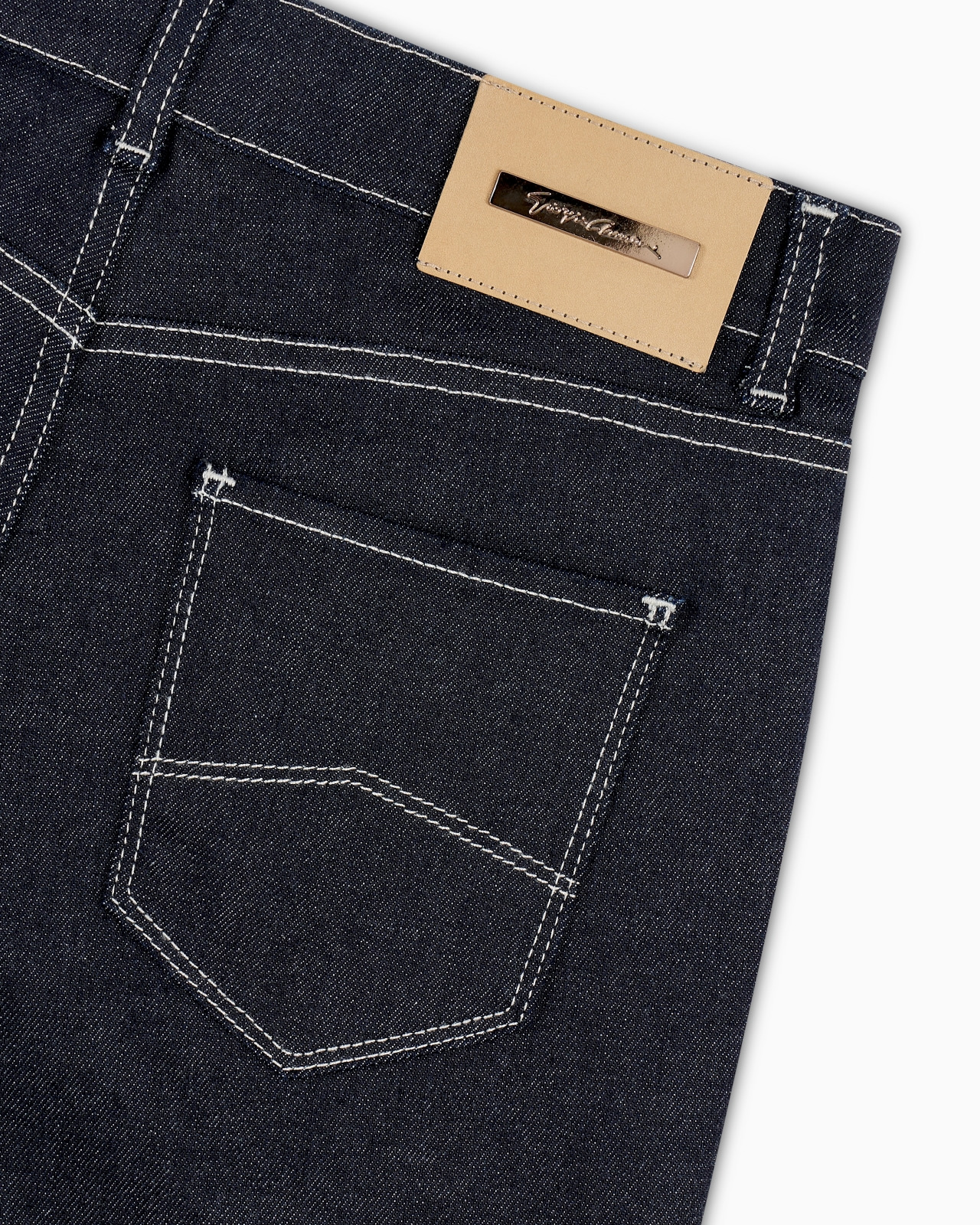 Five-pocket, slim-fit, stretch cotton-denim trousers - 6