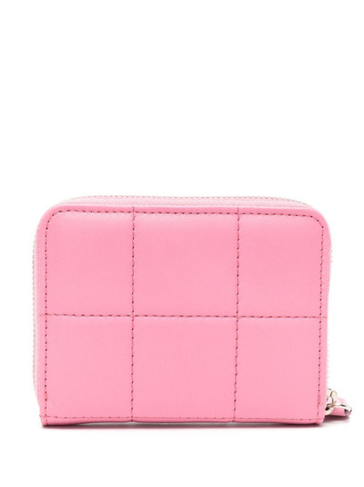 DSQUARED2 logo-plaque quilted wallet outlook