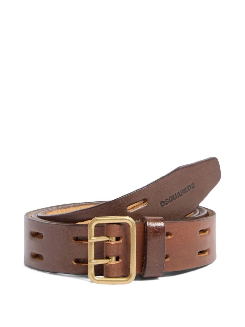 cut-out buckle belt - 1