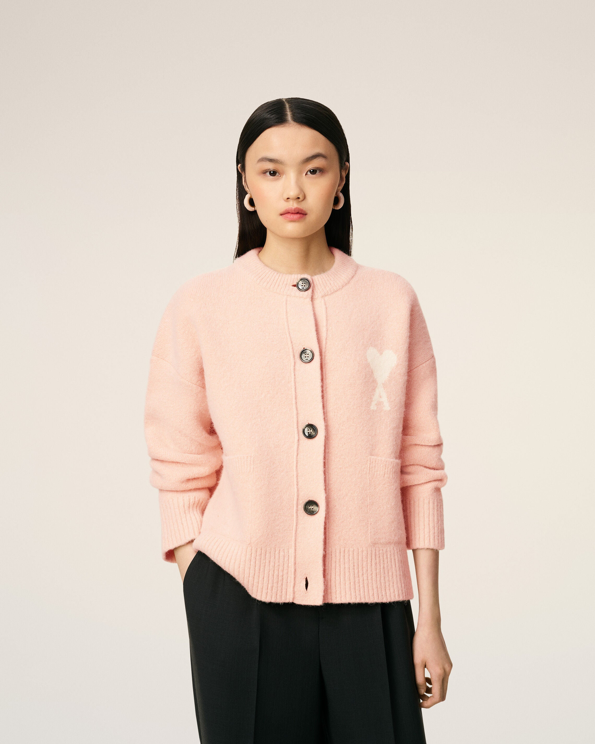 PINK ALPACA AMI DE COEUR CARDIGAN - 3
