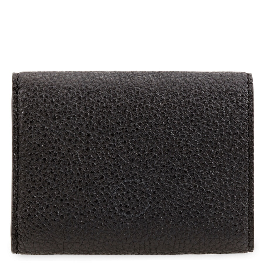Coach Black/Khaki Trifold Origami Coin Wallet - 5