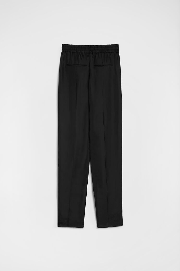Fluid Viscose Tapered Trousers - 7