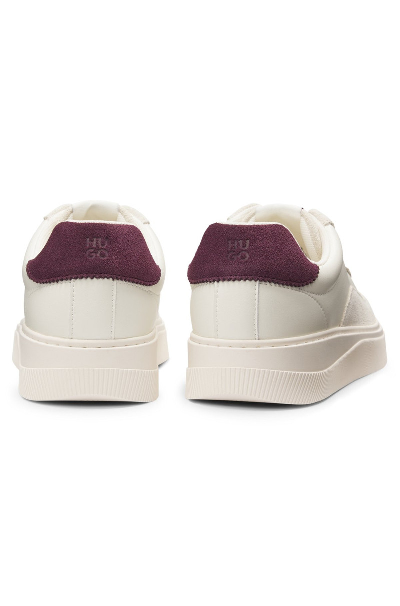 SUEDE-TRIM TRAINERS WITH LOW PROFILE 6