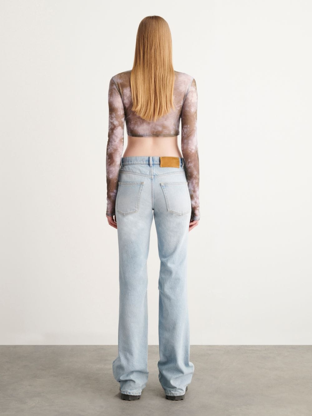 Off White Women Bleach Baby Flared Jeans - 6