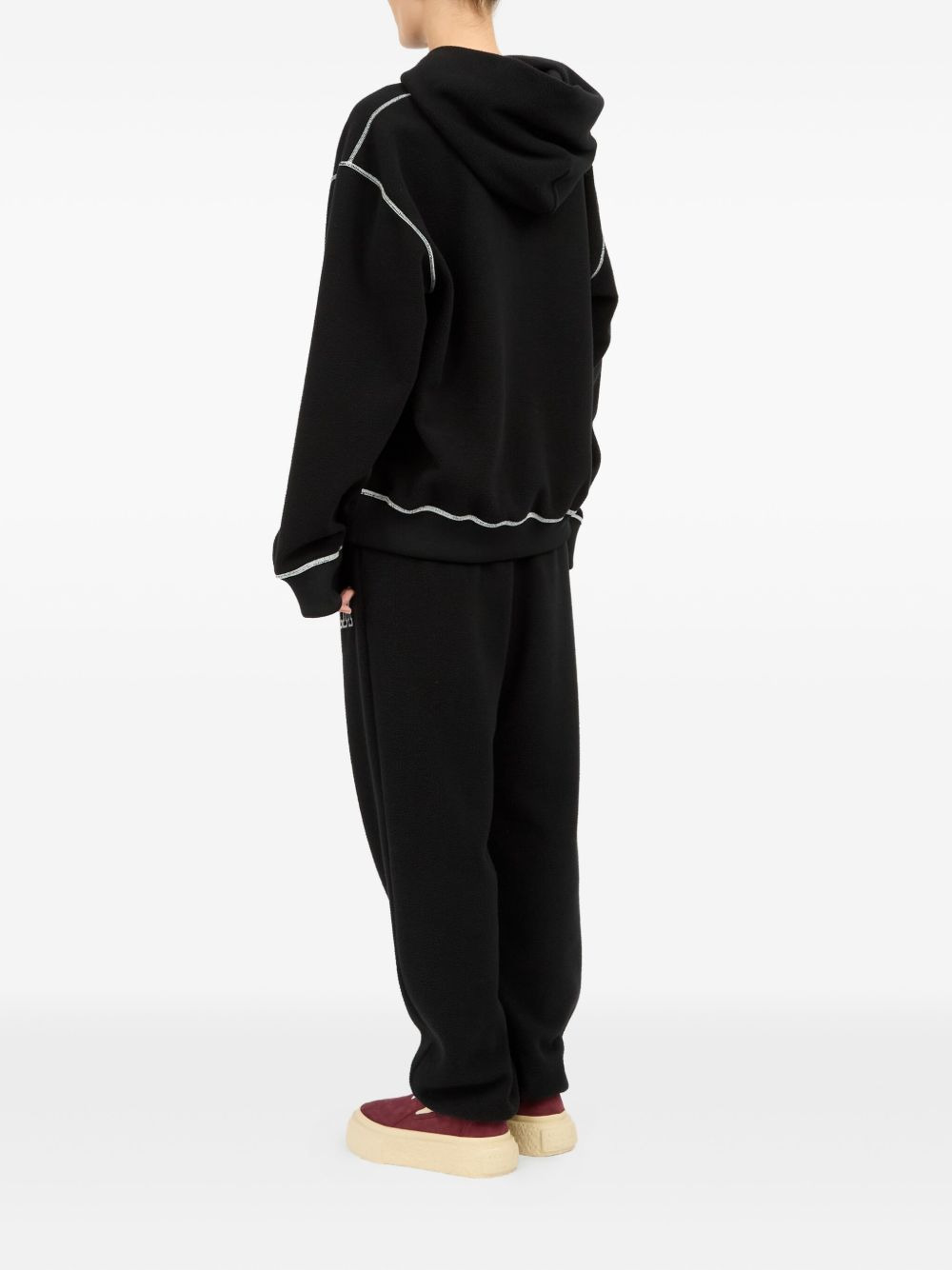 logo-embroidered hoodie - 6
