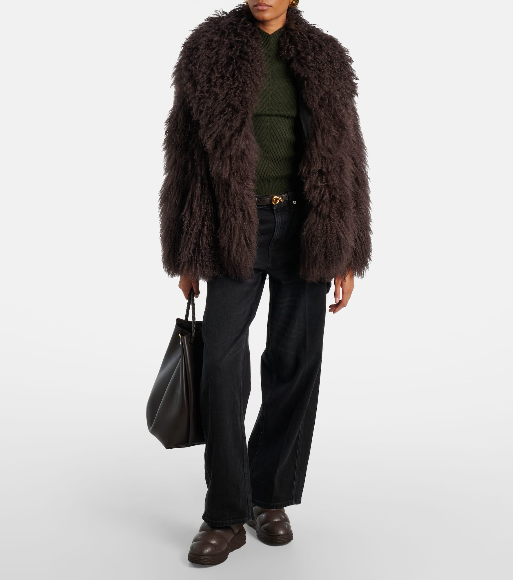 Xan shearling-lined leather snow boots - 3