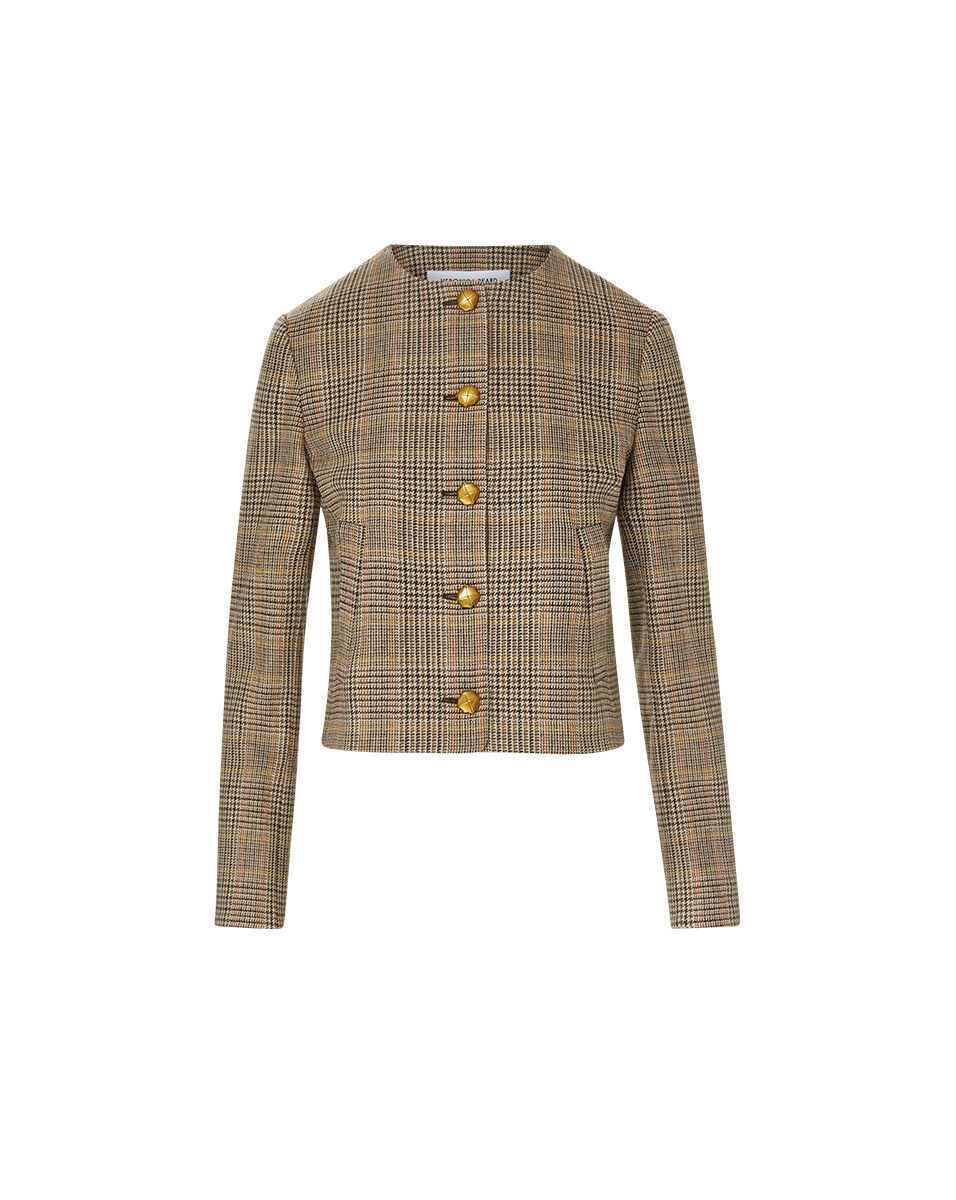 ANDREA PLAID JACKET - 1