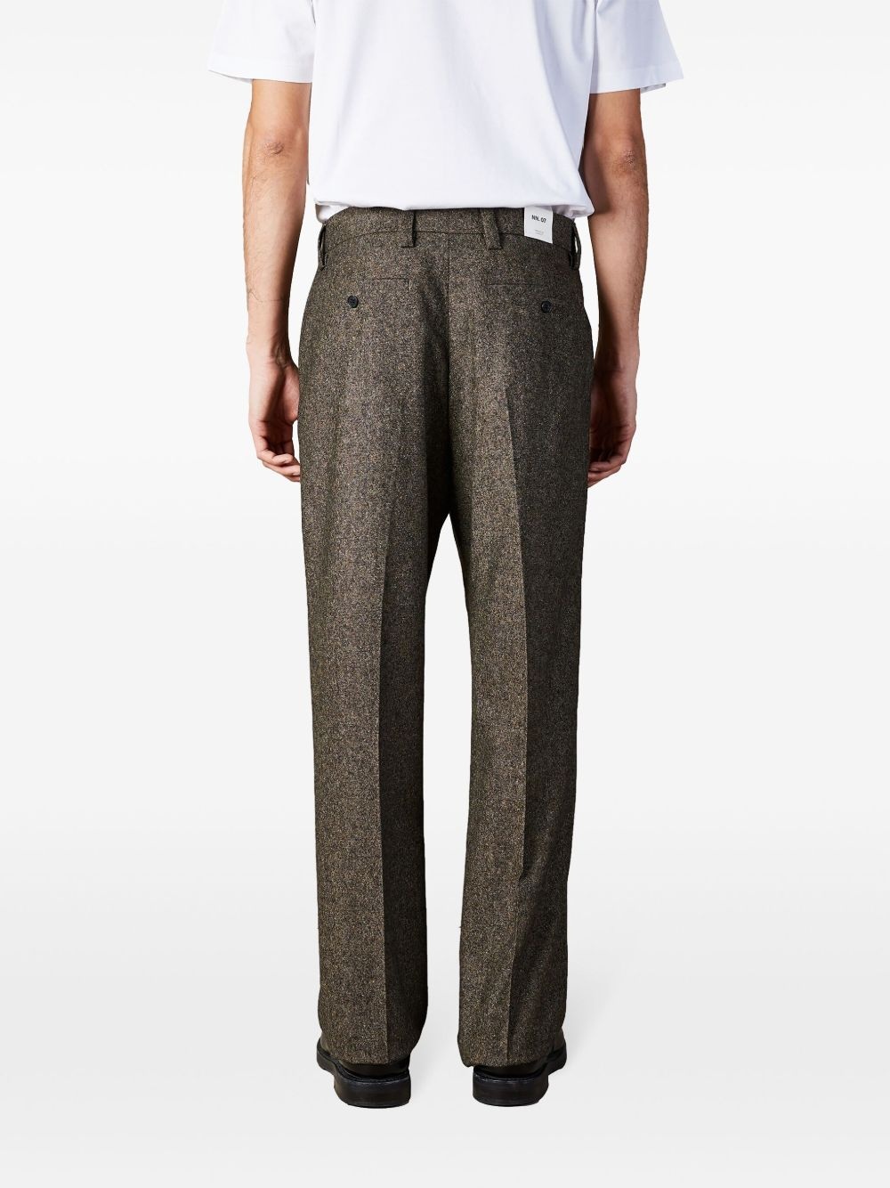 mid-rise tailored trousers - 3