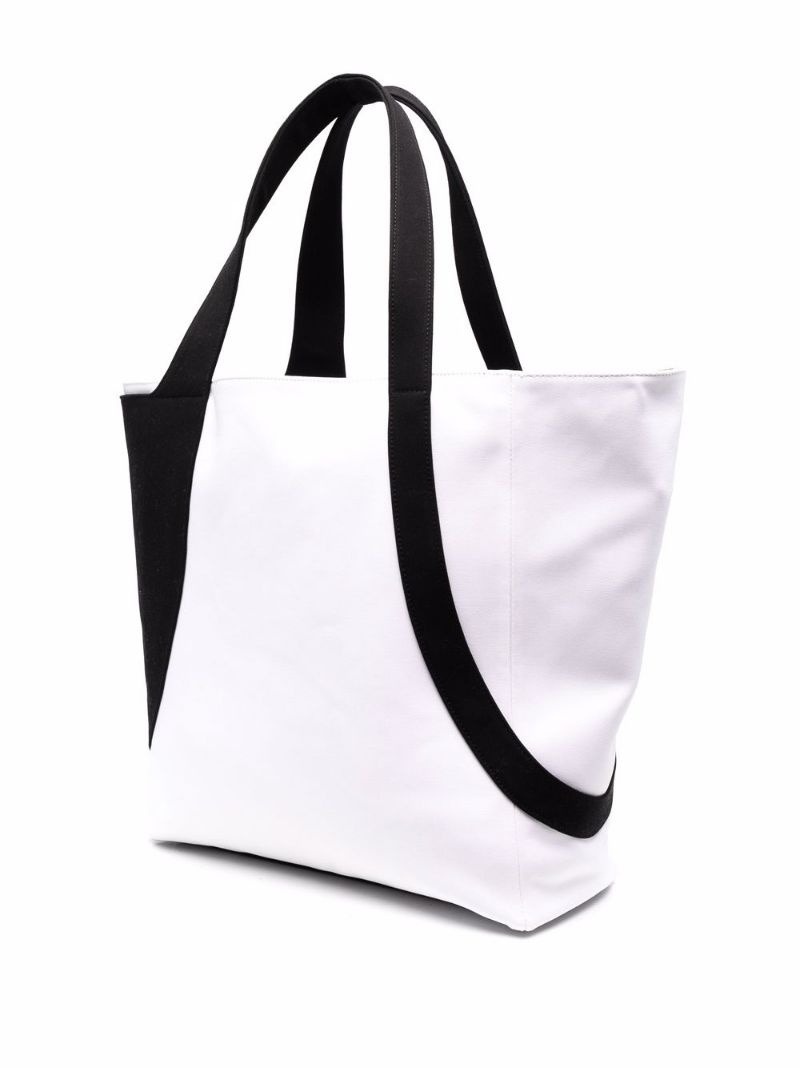 colour-block tote bag - 3